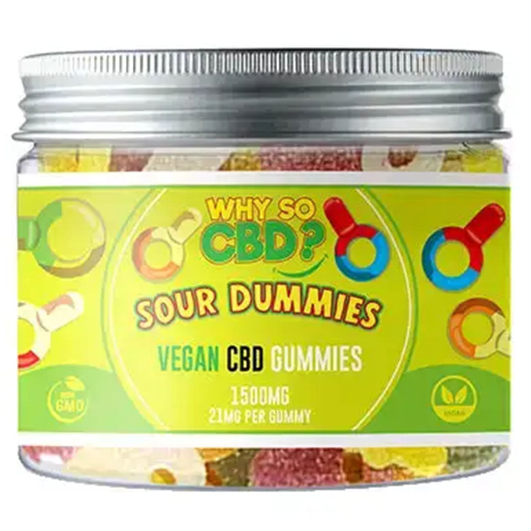 Why So CBD? CBD Vegan Gummies Why So CBD 1500mg Sour Dummies