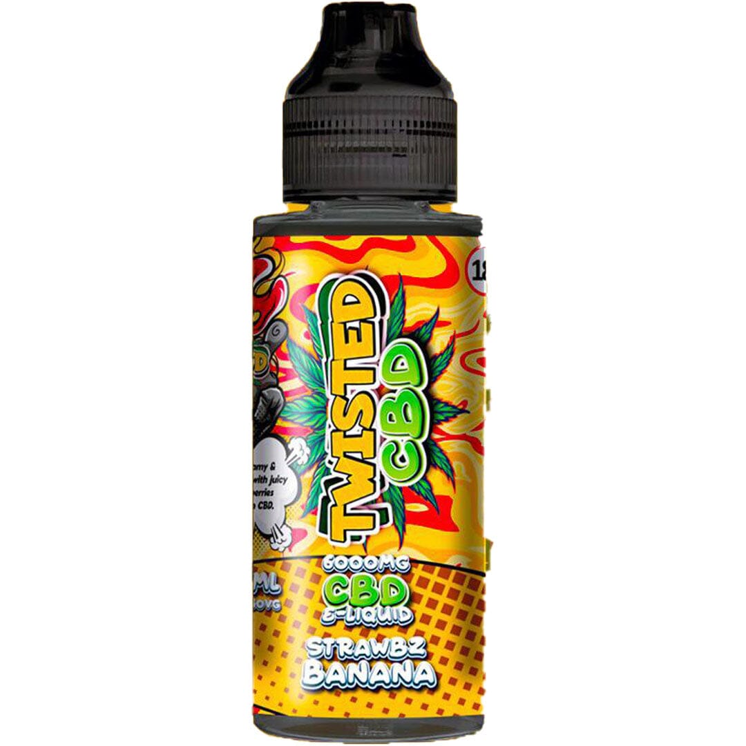Twisted CBD Strawbz Banana 6000mg E-Liquid Twisted CBD