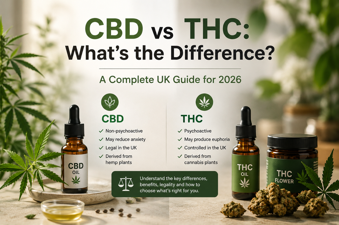 CBD vs THC: What's the Difference? A Complete UK Guide for 2026