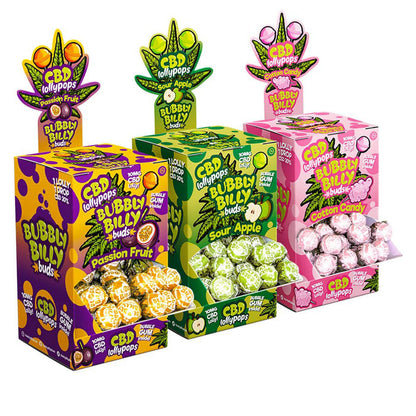 Bubbly Billy Buds CBD Lollipops (100 Pack)