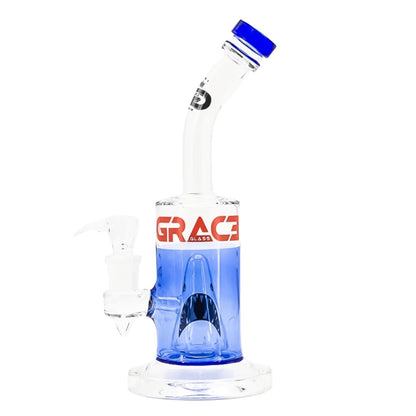 GRACE GLASS Shark Attack Bong – Ocean Blue (27cm) Grace Glass