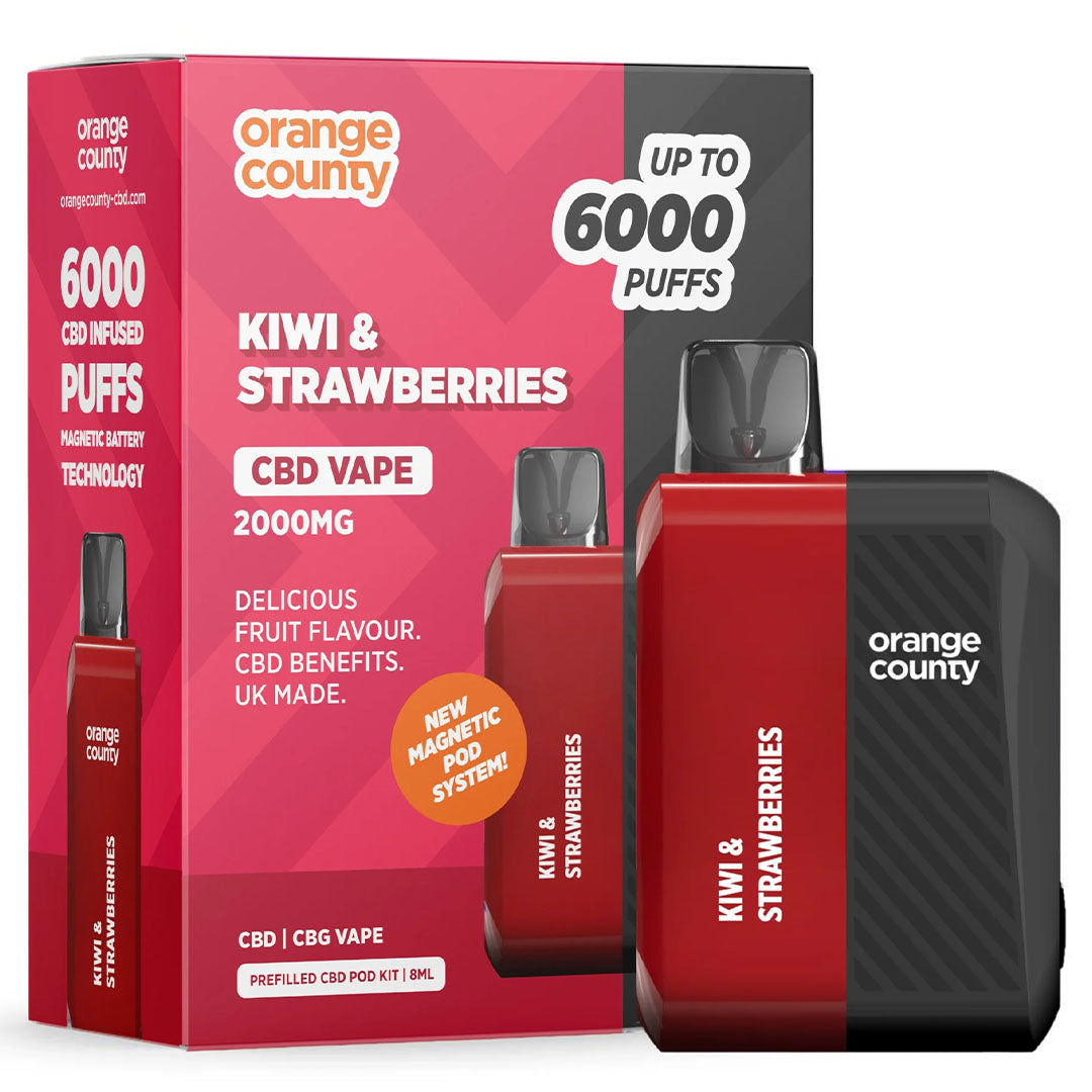 Orange County Prefilled CBD Pod Kit 2000mg 8ml