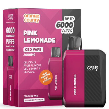 Orange County Prefilled CBD Pod Kit 2000mg 8ml
