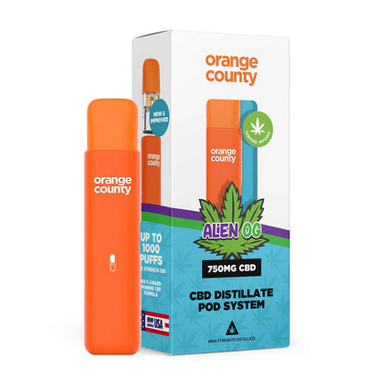 Orange County CBD Distillate Pod System 1ml