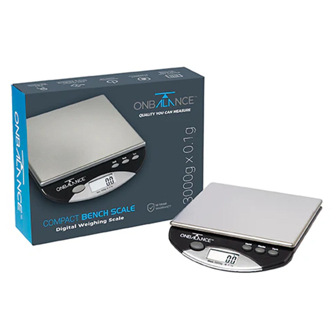 ON BALANCE CBS-3000 Compact Bench Scale 3000g x 0.1g On Balance
