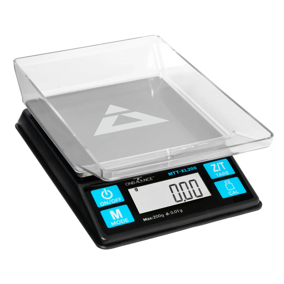 On Balance MTT XL200 BK MINI TABLE TOP XL SCALE 0.01G x 200G On Balance