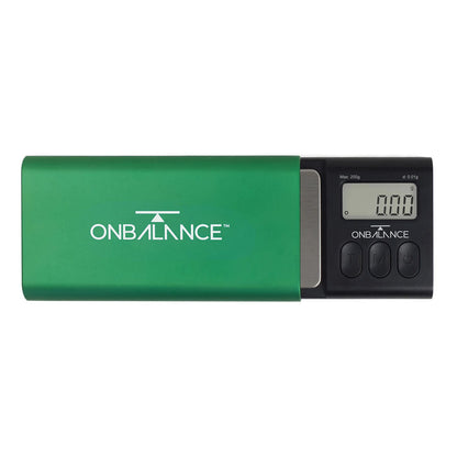 ON BALANCE SD 200 SLIDE Pocket Scale - 200g x 0.01g On Balance Green