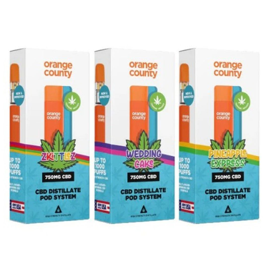 Orange County CBD Distillate Pod System 1ml