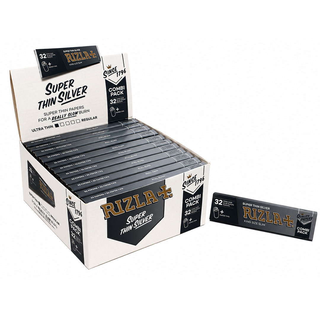 RIZLA Silver King Size Combi (Connoisseur) Rizla