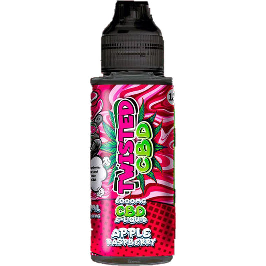 Twisted CBD Apple Raspberry 6000mg E-Liquid  Twisted CBD   